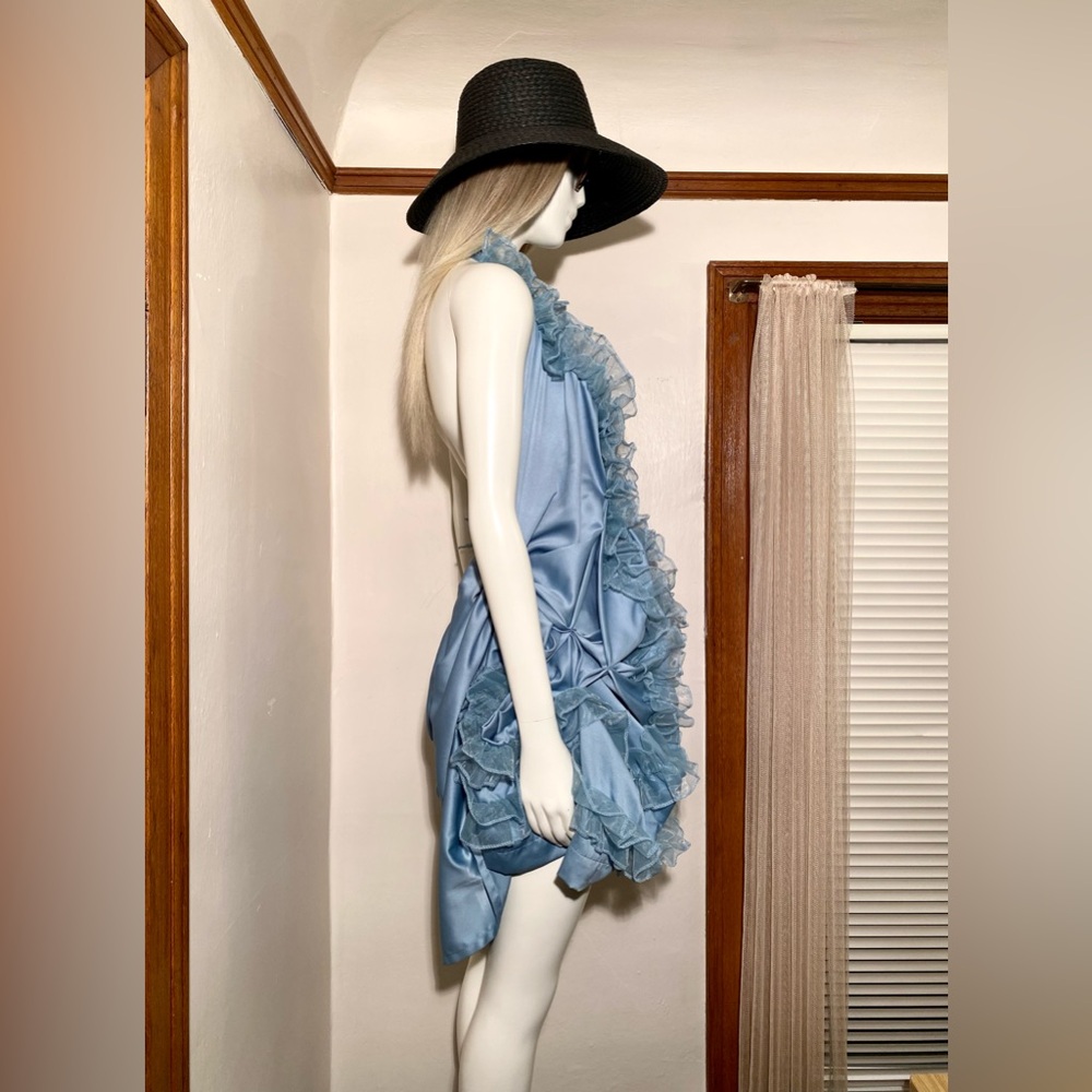 Rustic Halter Ruffle Dress - Sz Sm - Picture 6 of 13